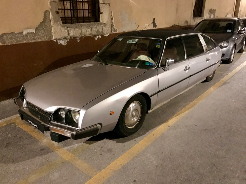 Last but certainly not least, a Citroen CX with a lovely brown leather interior that looks like an old man’s living room.